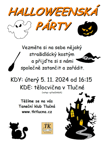 Halloweenská párty 2024